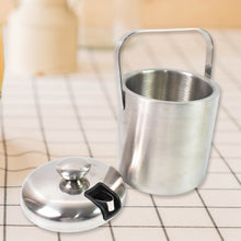 Stainless Steel Ice Buckets with Lid (1.3 Liters Approx) - justgrabit.in | Just Grab It