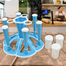 Miracle Plastic Glass Stand for Kitchen & Dining (6 - Glass, Spices, Moq - 2 Pc) - Justgrabit Inc.