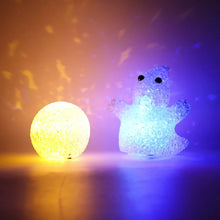 MULTI SHAPE SMALL LIGHT LAMPS LED SHAPE CRYSTAL NIGHT LIGHT LAMP (6 PC SET) - justgrabit.in | Just Grab It