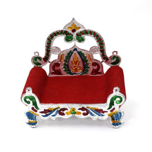 Bal Gopal Sihasan Throne - Large Decorative Stand for Home Temple Deity Display - Justgrabit Inc.