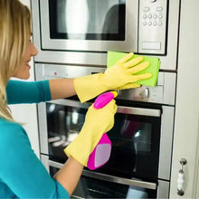 Multipurpose Rubber Cleaning Gloves: Reusable, Wet & Dry Use (1 Pair) - Justgrabit Inc.