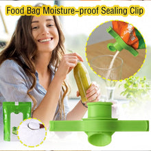 Food Storage Sealing Clip Solid Color Seal Pour Bag Clip Snack Bag Clip Food Bag Sealing Clip Sealing Clamp with Cap Kitchen Chip Bag Clips (1 Pc) - Justgrabit Inc.