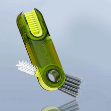 3 - in - 1 Multifunctional Bottle & Cup Cleaning Brush – Lid & Cover Scrubber for Kitchen (1 Pc) - Justgrabit Inc.