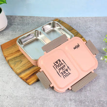 Supermom 2 Partition Stainless Steel Lunch Box - Justgrabit Inc.