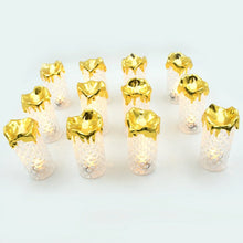 Gold LED Flameless Candles for Decor & Gifting, Diwali (12 Pc MOQ) - Justgrabit Inc.