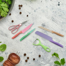 Corrugated 6Pc Kitchen Knife Set Professional Box Knife Set 6 Piece Forged Kitchen Knives with Box. - Justgrabit Inc.