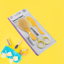 Born Baby Health Care Kit Baby Health Care And Grooming Kit 4 in 1 Nail Clipper Brush Comb Scissors Baby Safety Care Kit (4 Pcs Set) - justgrabit.in | Just Grab It