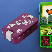 Leak - Proof Airtight Lunch Box with Spoon, 2 Compartments - justgrabit.in | Just Grab It