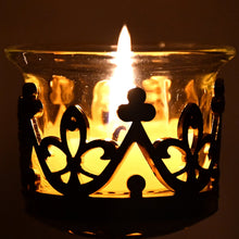 Flower Diwali Candle Holder with Plastic Stand , Diwali(1 Set) - justgrabit.in | Just Grab It
