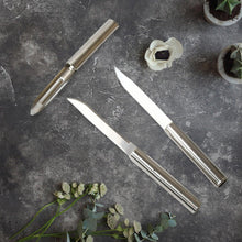 Stainless Steel Multipurpose Sharp Cutting Knife with Non - Slip Handle for Fruit, Meat and Vegetable Chopping (Pack Of 3) - Justgrabit Inc.