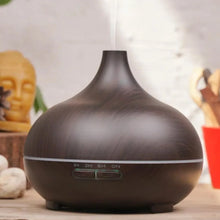 Aromatherapy Humidifier with 7 Colourful LED Light Change (500 ML Capacity / Without Remote) - justgrabit.in | Just Grab It