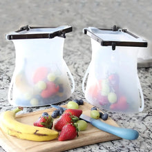 Reusable Silicone Food Storage Bag for Snacks (1 Pc, Leakproof, BPA Free) - justgrabit.in | Just Grab It