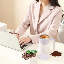 Stirring Coffee Mug | Magnetic Stirring Coffee Cup | Stainless Steel Mug for Milk | Travel Mixing Cup | Self Stirring Coffee Mug, Suitable for Coffee / Milk / Hot Chocolat | Battery Operated ( Battery Not Included) - Justgrabit Inc.