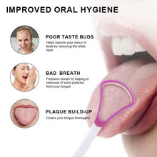 Tongue Cleaner Oral Tongue Cleaner Brush Scraper (1 Pc) - justgrabit.in | Just Grab It