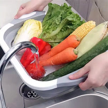 Collapsible Cutting Board with Dish Tub Basket - Justgrabit Inc.