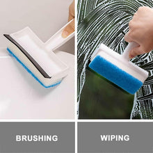 2 - in - 1 Glass Wiper & Brush – Double - Sided Cleaner for Mirrors, Tiles & Windows - justgrabit.in | Just Grab It
