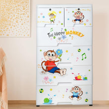 Kid's Plastic Chest of 6 Drawers, Multi - Purpose Storage Organizer/Wardrobe for Kids - justgrabit.in | Just Grab It