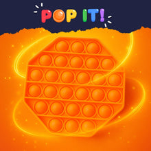 Premium Hexagon Shape Silicone Pop It Fidget Toy (1 Pc) - justgrabit.in | Just Grab It