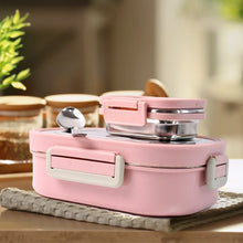 Qunic Stainless Steel Snack Lunch Box (With Small Box) - Justgrabit Inc.