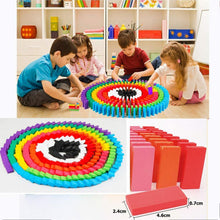 DOMINO BLOCKS SET MULTICOLOR WOODEN TOY BUILDING INDOOR GAME TOY - justgrabit.in | Just Grab It