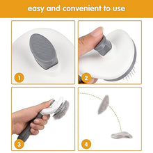 Self - Cleaning Slicker Brush for Dogs & Cats (1 Pc) - justgrabit.in | Just Grab It