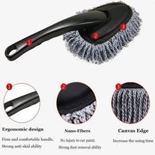 Car Wash Cleaning Brush Microfiber Dusting Tool Duster Dust Mop Home Cleaning For Cleaning and Washing of Dirty Car Glasses, Windows and Exterior. - justgrabit.in | Just Grab It