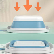 Space - Saving Foldable Baby Wash Basin, Lightweight & Easy to Clean for Home (28×28 Cm) - Justgrabit Inc.