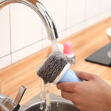 Dish Brush Multifunctional Palm Brush for Dish Kitchen Sink Pot Pan - Dish Scrub Brush Small Cleaning Brush Dish Scrubber Brush Cleaning Brushes for Household Use - justgrabit.in | Just Grab It