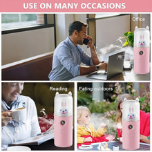 Portable Mini Facial Steamer – USB Rechargeable Nano Mist Sprayer with Cute Cartoon Design - Justgrabit Inc.