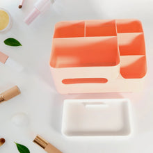 6 - Compartment Desk Organizer – Multi - Function Storage for Tissue, Stationery, Remote & Mobile (Home/Office) - Justgrabit Inc.
