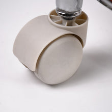 Heavy Duty Steel Base Round Rolling Stool with Wheels Pedicure Stool (1 pc) - justgrabit.in | Just Grab It