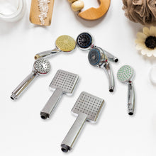 Plastic High Pressure Handheld Shower Head (1 Pc / Mix Design & Size) - justgrabit.in | Just Grab It