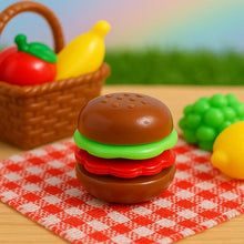 Mini Burger Shaped Toy for Kids (1 Pc) - justgrabit.in | Just Grab It