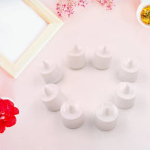 Pink Flameless LED Tealights, Smokeless Plastic Decorative Candles - Led Tea Light Candle For Home Decoration , Diwali (Pack Of 8pc) ( Diya , Divo , Diva , Deepak , Jyoti) - justgrabit.in | Just Grab It