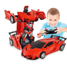 2 In 1 Automatic Robot Converted Remote Control Car With Light Scale 360°Drifting Deformation Robot Car Toy Kids Boys, Robot Convert Unique Toy For Boys (1 Pc) - Justgrabit Inc.