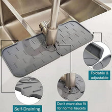 Silicone Sink Faucet Pad / Mat (1 Pc / 33x12 Cm) - justgrabit.in | Just Grab It