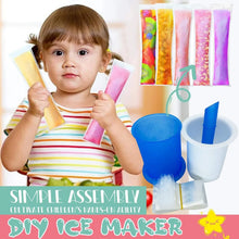 DIY Manual Popsicle Maker – Reusable Ice Cream Mold (Approx 20 Pcs Packing Bag) - Justgrabit Inc.