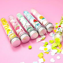 Portable Hand Washing Bath Flower Shape Paper Soap Strips In Test Tube Bottle - Justgrabit Inc.