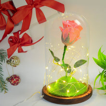 Glass Flower with Led Light Great Gift (1 Set) - justgrabit.in | Just Grab It