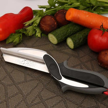Clever Cutter 2 in 1 Food Chopper Slicer Dicer Vegetable Fruit Cutter - Justgrabit Inc.