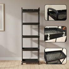 5 Layer Multipurpose Rolling Storage Rack (1 Pc) - justgrabit.in | Just Grab It