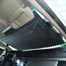 Retractable Long Foldable Windshield Sun Shade for Car (1 Set) - justgrabit.in | Just Grab It