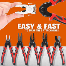 5 in 1 Wire Stripper Pliers Set Soft Grip, Anti - Slip, Alloy Steel, Cutting & Stripping - justgrabit.in | Just Grab It