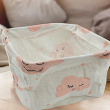 Small Foldable Storage Boxes Cubes Container Organizer Baskets Fabric Drawers Bedroom, Closet, Toys, Thick Cloth Shimmer, Home Decor Organizers Bag for Adult Makeup, Baby Toys liners, Books - Justgrabit Inc.