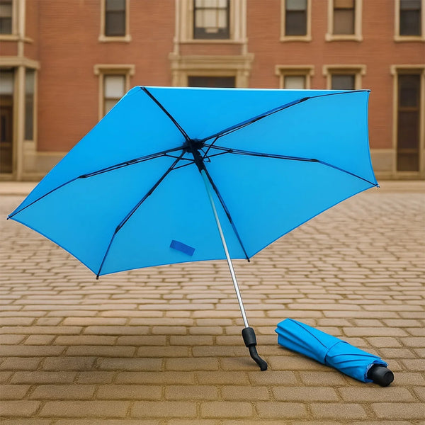 3 - Fold Umbrella Summer Sun and Rain Protection Foldable Cute Umbrella || UV Protection Rain Sun Umbrella || Travel Accessories || Umbrella for Children, Girls, and Boys (1 Pc)  - Justgrabit Inc.