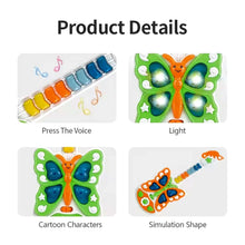 Butterfly Guitar Toy with Light and Music Toy (1 Pc / Battery not included) - justgrabit.in | Just Grab It