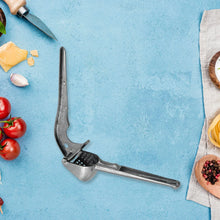 Garlic Press All Aluminum Easy to Use with Light Weight without Difficulty Cooking Baking, Kitchen Tool, Safe - justgrabit.in | Just Grab It