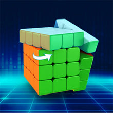 Small Puzzles Cubes 4×4×4 High Speed Sticker Less Magic Cube Game, Kids and Professionals Magic Cube Puzzle Toy, Pack of 1, 8+ Years - Justgrabit Inc.
