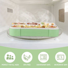 Leak - Proof Lunch Box with 4 Compartments for School & Office Use - justgrabit.in | Just Grab It