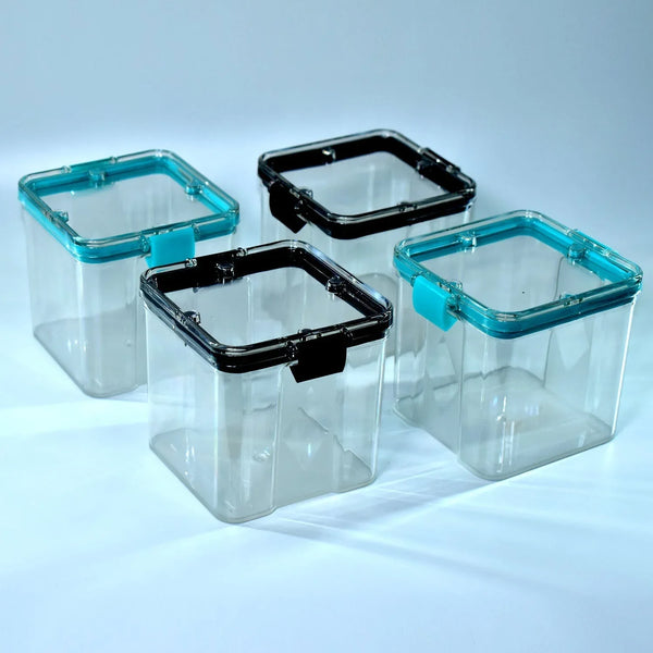 4Pc Square Container 700Ml Used For Storing Types Of Food Stuffs And Items. - Justgrabit Inc.